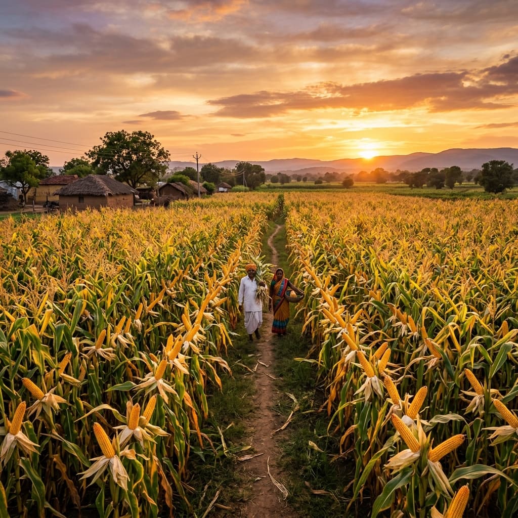 Maize farm